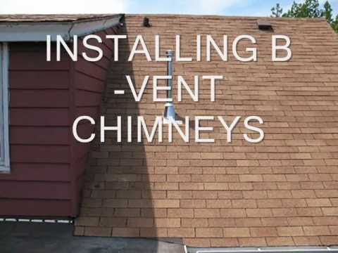 how to install a b vent fireplace