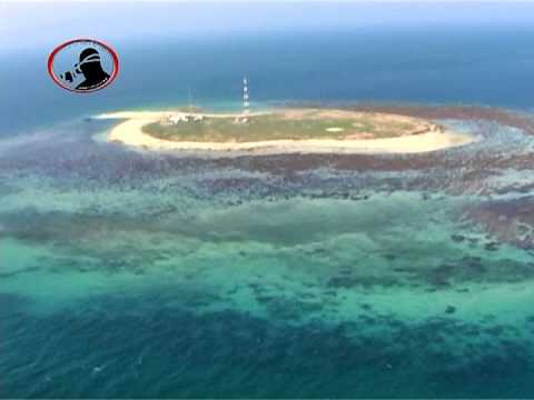 التصوير الجوي لجزر قاروه وام المرادم وكبر