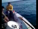 capaccio pescatori Ross e Robbi in barca