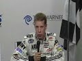 Denny Hamlin and Brad Keselowski after Lowe\ Denny Hamlin and Brad Keselowski after Lowe\