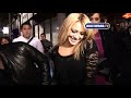 hilary duff and mike comrie dine at katsuya restaurant in hollywood, california. usa
