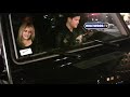 hilary duff and mike comrie dine at katsuya restaurant in hollywood, california. usa