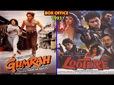 Gumrah vs Lootere 1993 Movie Budget, Box Office Collection, Verdict and Facts | Sunny Deol