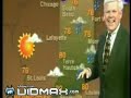 Spalony prezenter pogody TV