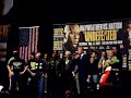 Mayweather Vs Hatton weigh in