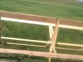 Swathing some hay with the John Deere 800