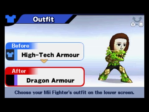 how to collect outfits in smash 3ds