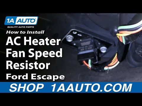 How To Install Replace AC Heater Fan Speed Resistor Ford Escape 01-04 1AAuto.com