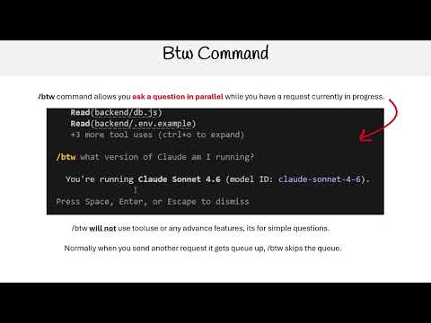 Claude Code Essentials - BTW Command