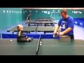 Amazing 18 month-old baby masters the art of ping pong