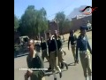 عين اليمن.إحتفال طلاب كلية الطيران بعد إقالة مدير