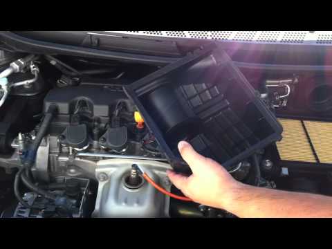 How To Change Honda Civic Engine Air Filter 8th Gen 2006–2011