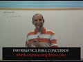 INFORM�TICA PARA CONCURSOS