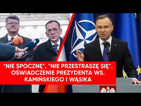 Andrzej Duda: Zamknięto ludzi, którzy są krystalicznie uczciwi
