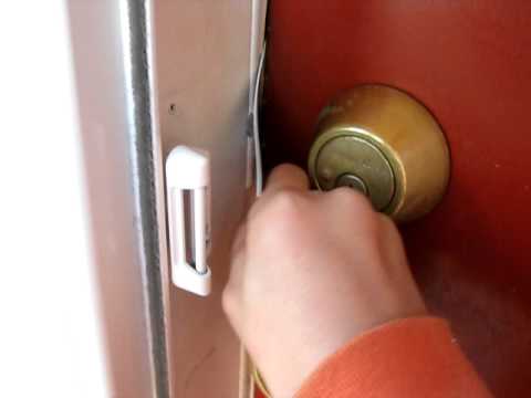 how to to open a locked door