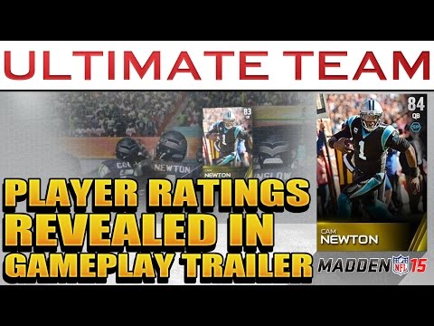 Madden 15 Ultimate Team OFFICIAL MUT 15 PLAYER RATINGS REVEALED In Gameplay Trailer
