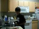 Gabe attempting to eat Cinnamon Gabe attempting to eat Cinnamon