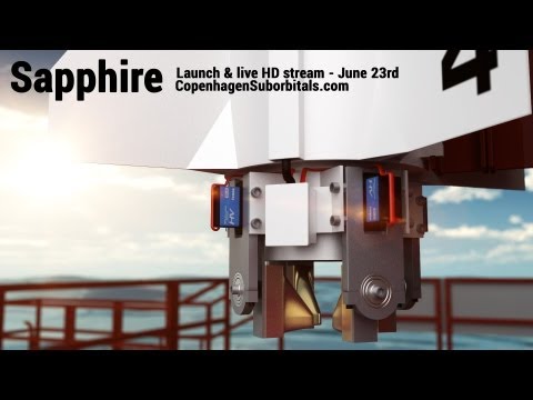 Copenhagen Suborbitals Sapphire Launch Live Recording