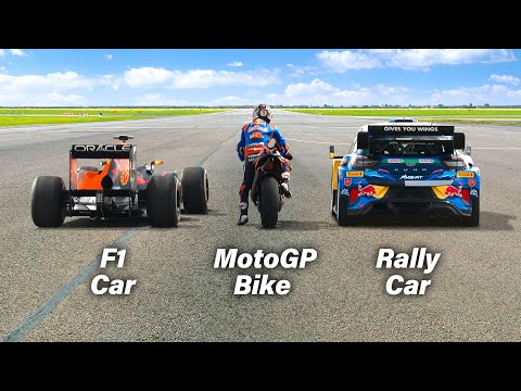 F1 vs MotoGP vs WRC vs WRX vs Ford E-Transit SuperVan