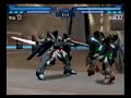 Wing Zero VS Freedom in battle assault 3