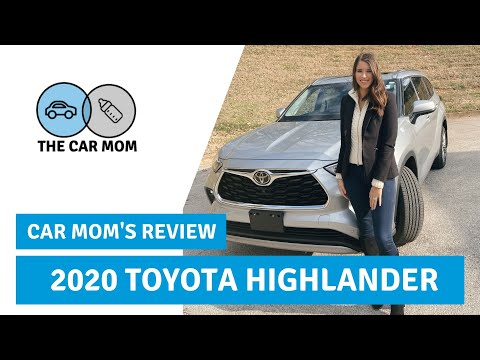 2020 toyota highlander review from a moms perspective  car mom tour