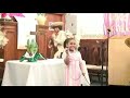 Jasmine Jackson singing solo at church in Paterson, NJ