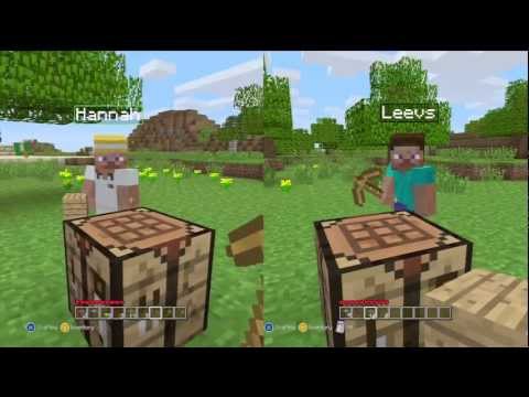 how to xbox minecraft split screen