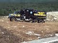 Waiking Floor Trailer Unloading Trash Waiking Floor Trailer Unloading Trash