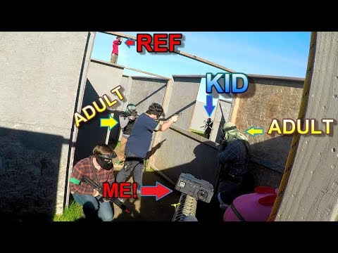 Grown Men LIGHT UP Airsoft kids IN FRONT OF THE REF at Airsoft Ministry!