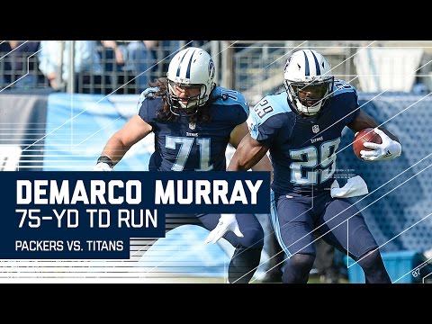 Video: DeMarco Murray's Amazing 75-Yard TD Run! | Packers vs. Titans | NFL