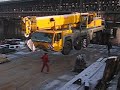 500t hebt 160t auf Ponton Teil 2 500t hebt 160t auf Ponton Teil 2