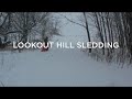 LOOKOUT HILL SLED RIDE LOOKOUT HILL SLED RIDE