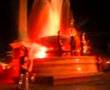 scissor sisters at trafalgar square-people in fountains