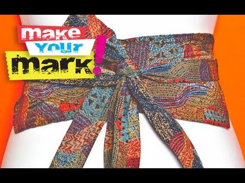 how to make an obi belt