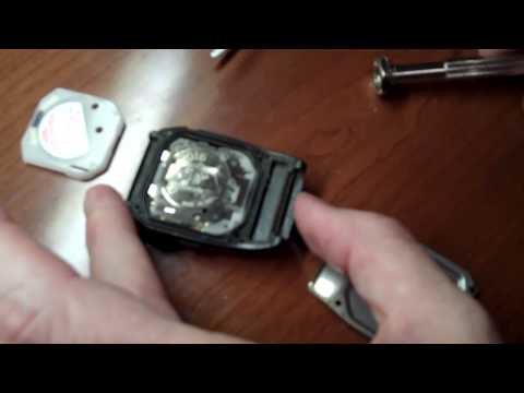 how to replace the battery on casio wv-58a