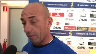 Modena Fc, intervista mister Bollini