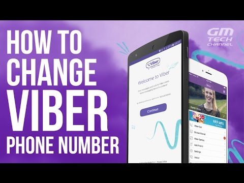 how to change viber number