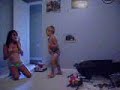 Kahla lets her little brother beat her up.... again.