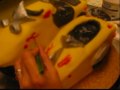 Cake Decorating : 3D Mtorcycle and Side Car Cake