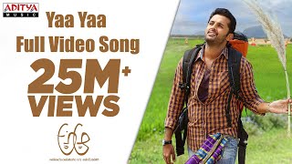 Yaa Yaa Full Video Song  A Aa Full Video Songs  Ni