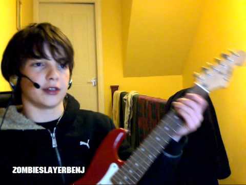 how to play bleed it out on guitar