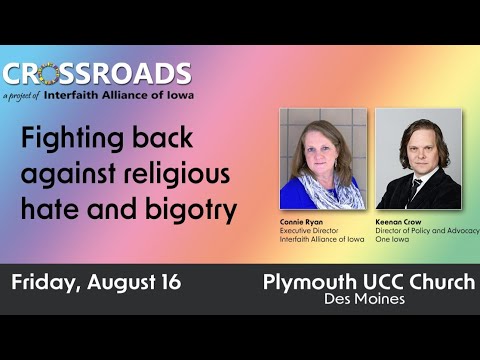 Fighting Back Against Religious Hate And Bigotry | Blog For Iowa