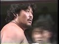 Stan Hansen  Vs  Yoshiaki Yatsu  1