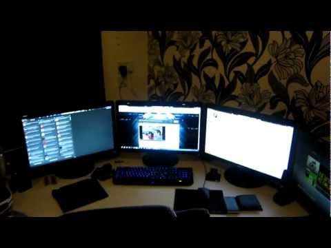setup - Click To See Part 2 : http://www.youtube.com/watch?v=eM4HB7dtcDk Ultimate Gaming Set Up | Syndicate's 1000th Video (Part 2)
