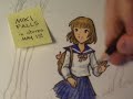 How To Color & Ink Manga Illustrations, Pt. 2 (