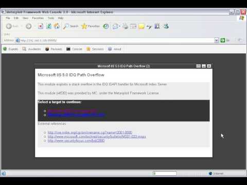 Exploring Metasploit 3 and the New and Improved Web Interface - Part 1