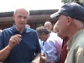 Thompson answers question on fuel efficiency in Iowa