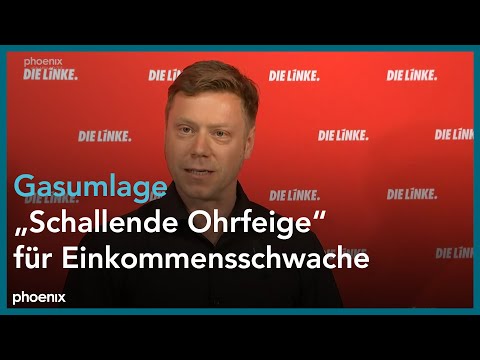 Pressekonferenz mit Martin Schirdewan (Linke, Parteivorsitzender) zu Gasumlage & Jahrestag des Taliban-Sieges