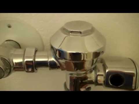 how to adjust zurn flush valve