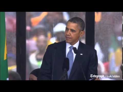 Moving - US President Barack Obama pays tribute to the